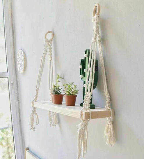 What The Fry Deals Upto 74% off - Macrame Wall shelf, Carpet, steel pan cover with lid & more