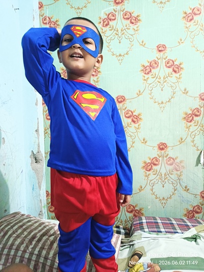 Kids superman costume wear dress @71 rs