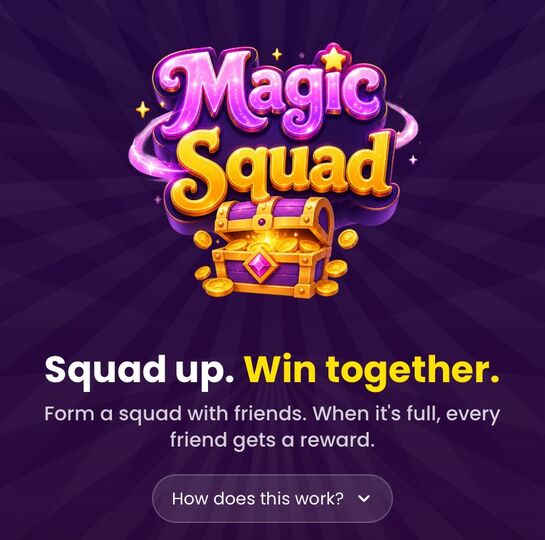 Magic Pin | Squad up x Win Together 