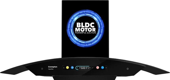 Crompton HyperMax BLDC 90 cm Intelligent Auto-Clean Chimney
