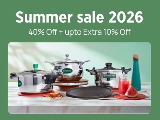 The Indus Valley Summer Sale  Flat 40% OFF + Extra Up To 10% OFF 