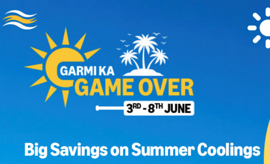 Garmi Ka Game Over  Big Savings On Summer Cooling Up To 55% Off