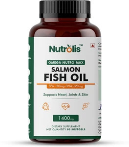 Nutrolis Omega-3 Salmon Fishoil Softgel 1400 mg (90 Capsules)