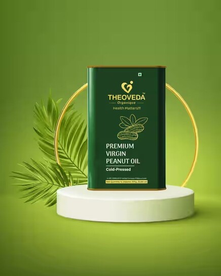 Zepto - Theoveda Premium Virgin Peanut Oil 1L(location specific)