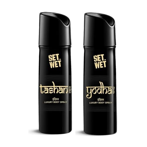 Set Wet Tashan & Yodha Indian Luxury Body Spray 150ml Pack of 2