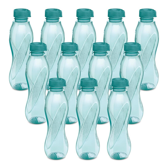 MILTON Water Bottle 1 Litre each, set of 6, Blue