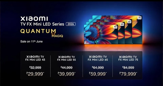 XIAOMI TV FX Mini LED Series 2026