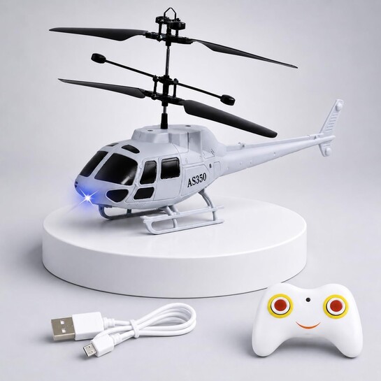 VEZIMON Gravity Sensor Toy Helicopter | 750 RPM | LED Lights | Rechargeable | Age 5+