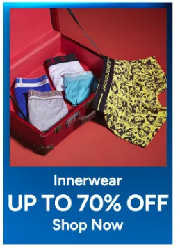 Levis, Pepe Jeans, U.S. Polo Assn. ,Van Heusen Innerwears up to 60% + extra 20% off