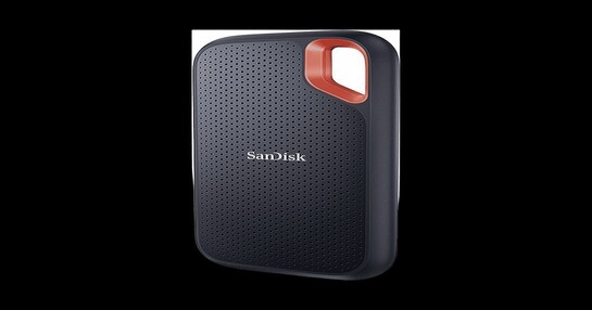 SANDISK Extreme Portable 1TB Hard Disk, 1000MB/s R, 1050MB/s W (Black) 