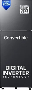 Samsung 236 L Frost Free Double Door 3 Star Refrigerator (BLACK DOI, RT40H28U3FHL)