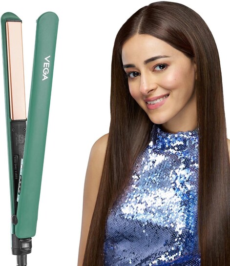 Vega Salon Smooth Hair Straightener for Women (Green, 45 W)