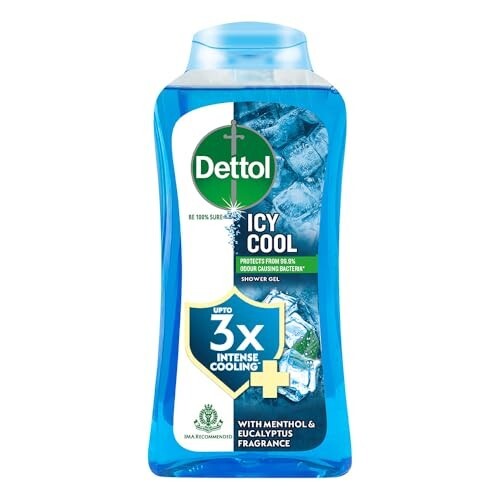 Dettol Body Wash and Shower Gel for Women and Men, Cool - 250ml