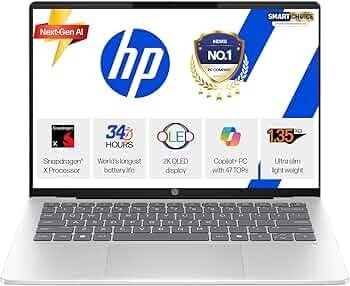 HP Smartchoice OmniBook 5 OLED, Snapdragon X Processor (16GB LPDDR5x, 512GB SSD)