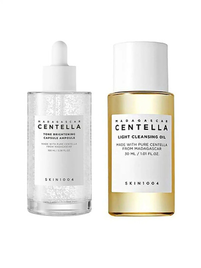 SKIN1004 Set of 2 Madagascar Centella Cleansing Oil & Brightening Capsule Ampoule - Skin Care Combo