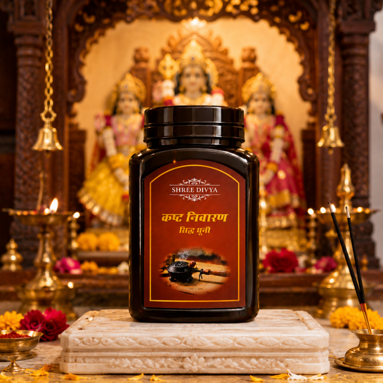 Shree Divya Kasht Nivaran Siddh Dhuni 200g – Spiritual Dhuni for Home & Temple | 71% OFF Deal Price