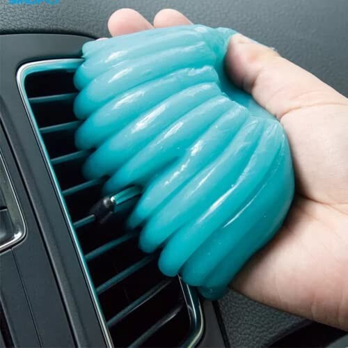 Suzec Multipurpose Car AC Vent Interior Dust Cleaning Gel Jelly Detailing Putty Cleaner Kit Universal Car Interior, Keyboard, PC, Laptop, Electronic Gadget Cleaning Kit, 70gm (Pack of 1)