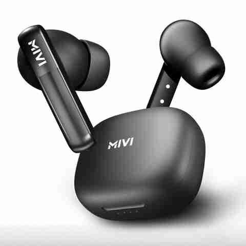 Mivi DuoPods Blaze [New launch] Bluetooth Headset (Cosmic Black, True Wireless)