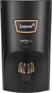 Livpure PEP LITE COPPER 7 L RO + Copper Water Purifier | 6 Stage (Black)
