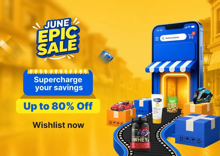 (starts 11th june) Flipkart June Epic Sale - up to 80% off + 10% Bank Offers