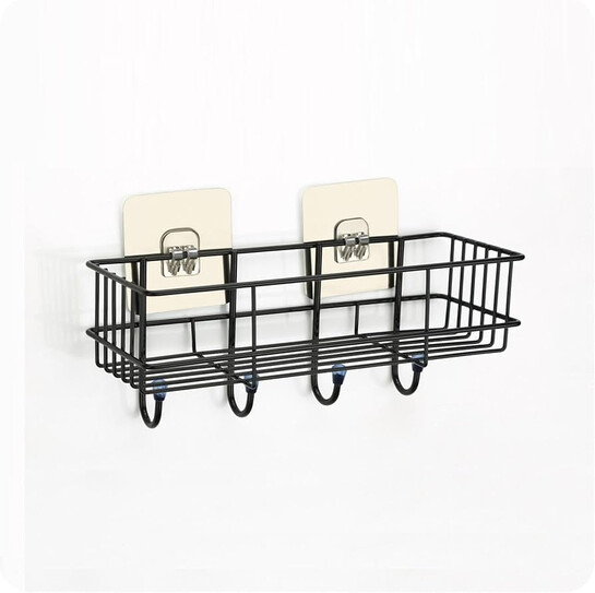 Amiraj Wall Mounted Self-Adhesive Bathroom Organizer