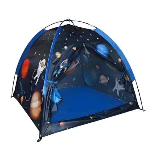Kids Play Tent House | Kids Tent House Foldable | Tent for Camping | Toys for 2+ Years Girls and Boys| Light Weight Water Repellent |Play Tent for 2 Person (Space) (Rocket Tent Big= China)