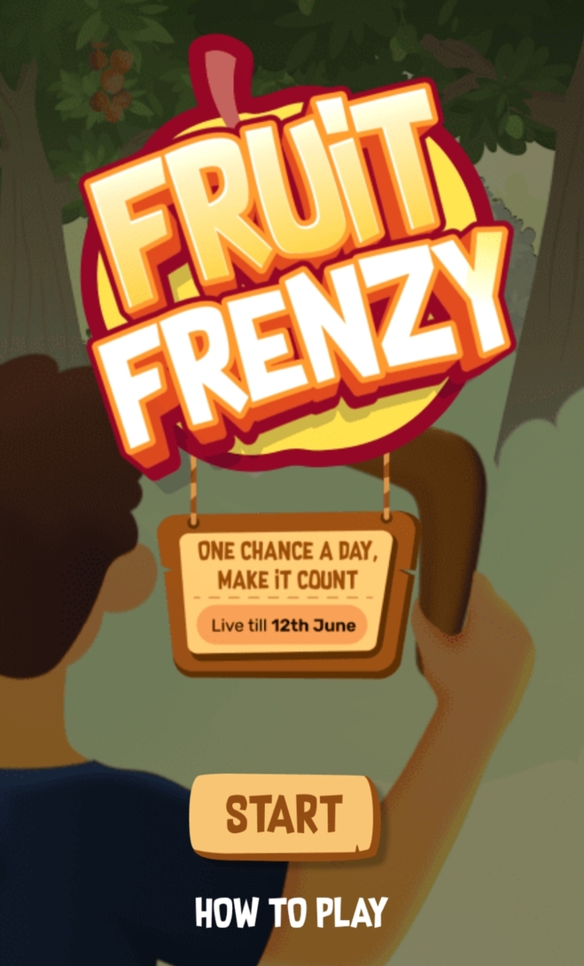 Bigbasket - Fruit Frenzy Game [Chance to Win 50% off upto 75 on Fruits]