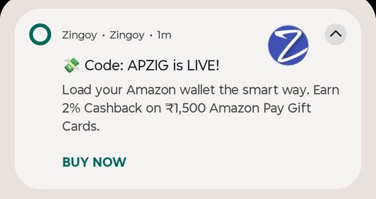 Amazon Pay Gift Card 1500@1470