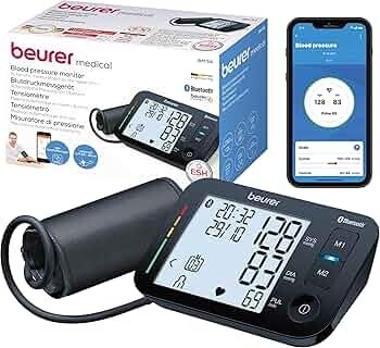 Beurer Bm 54 Fully Automatic Upper Arm Blood Pressure Monitor  (Bm54),Black (Pack Of 1) (655.12)