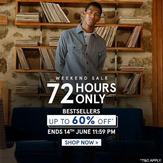 Pepejeans Weekend Sale - upto 60% off  (for 72 hours only)