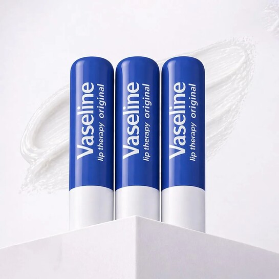 Vaseline Lip Care Original Lip Balm Stick 4.8g (Pack of 3)