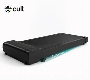 FITKIT Neo Walking Pad 3.5HP BLDC Treadmill | 2 Level Incline | 120kg Support | Black