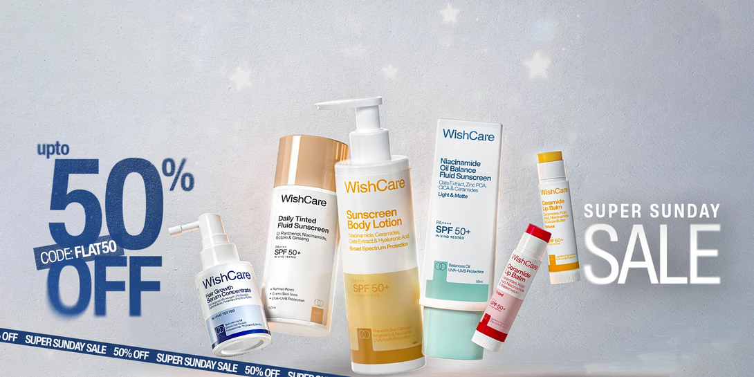 Wishcare - Super Sunday Sale | Upto 50% off 