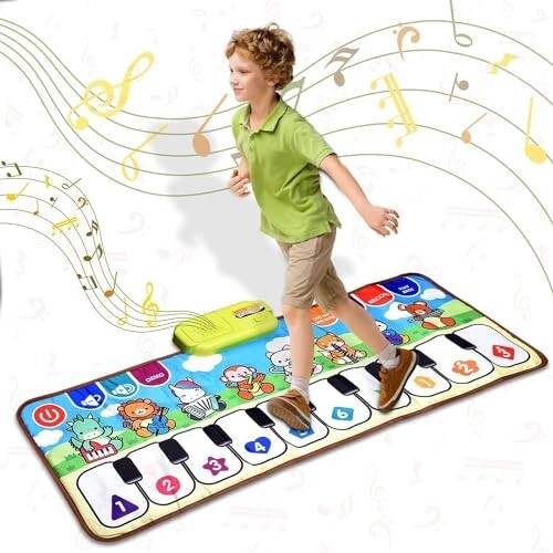 Musical Piano Play Mat for Kids (1–6 Years) | Music & Dance Floor Mat