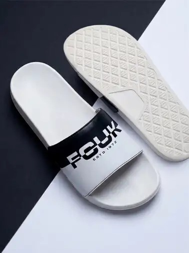 Upto 80% off on FCUK Men Printed Sliders