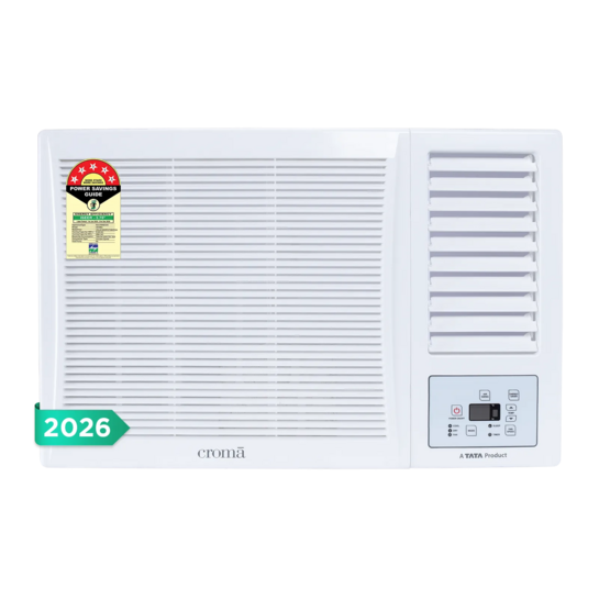 Croma 1.5 Ton 5 Star Inverter Window AC (2026 Model, Copper Condenser, Dust Filter)