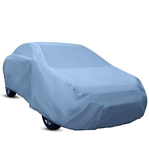 Amazon Brand - Solimo Small Sedan Car Cover, Grey (New Dzire, Xcent, Indigo, Tata Tigor, Logan, Cedia, etc.)