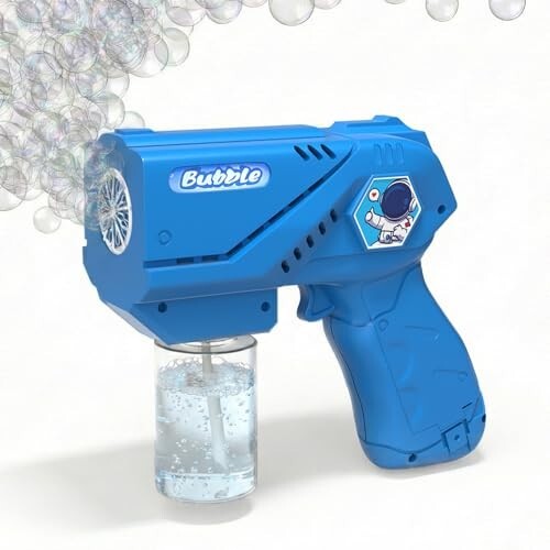 Lifelong Cuppy Bubble Blaster Gun Blue Toy for Kids 