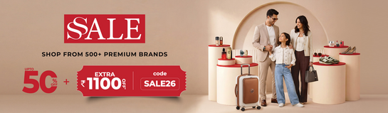 Shoppersstop | Upto  50% off + Extra 1100 OFF Code:SALE26 | SSale offers 