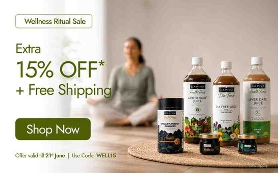 Kapiva Wellness Ritual Sale - Extra 15% Off + Free Shipping 