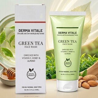 Green Tea Face Wash Vitamin C 100ml