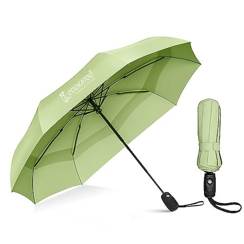 Cockatoo Rain-Guard Automatic Umbrella With 8 Ribs