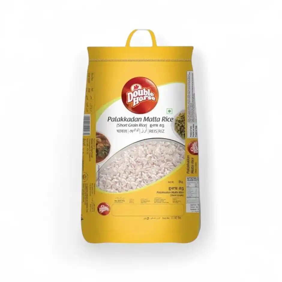 Zepto : Double Horse Palakkadan Matta Rice 5 kg (Location Specific)
