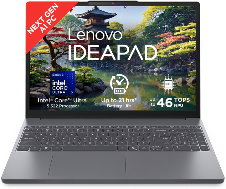 Lenovo IdeaPad Slim 3 (Gen 11) Next-gen AI PC Intel Core Ultra 5 Series 3 322(16 GB/512 GB SSD)(LiveShop+)