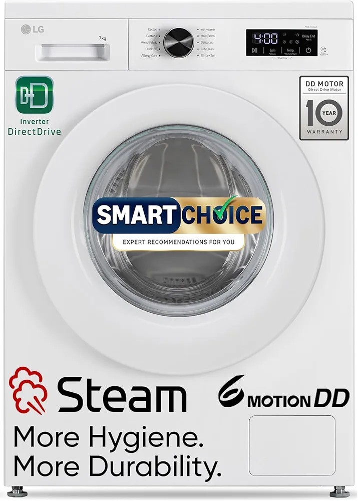 LG Smart Choice, 7 Kg, 5 Star,Fully-Automatic Front Load Washing Machine