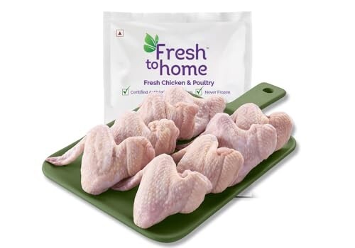 FreshToHome Premium Chicken Winglets | 480g to 500g Pack