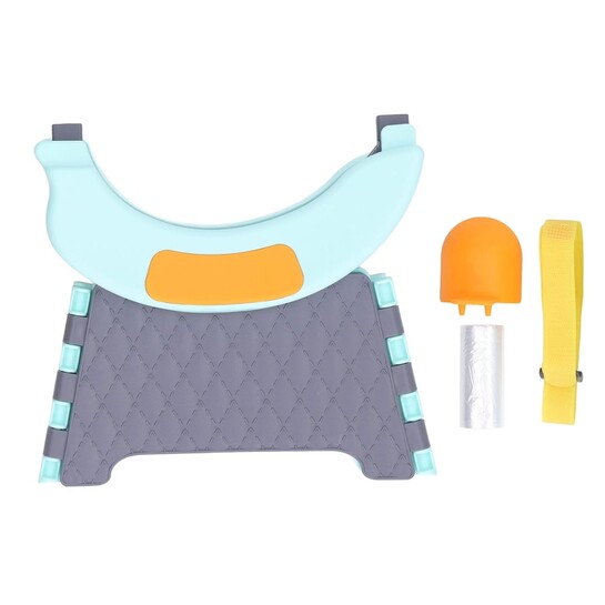 Ndola Portable Potty Training Seat | Foldable | Travel | Indoor Outdoor | Toddler | Blue
