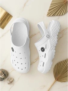 RED TAPE Men Clogs Sandal (White , 8)