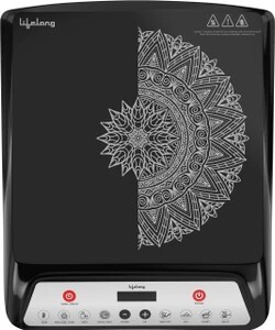 Lifelong 1800 W Induction Cooktop Push Button (Black, LLIC100)