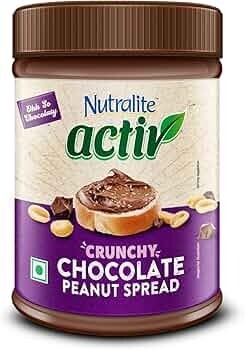 Nutralite Activ Peanut Butter Chocolate Crunchy | 1kg Jar |